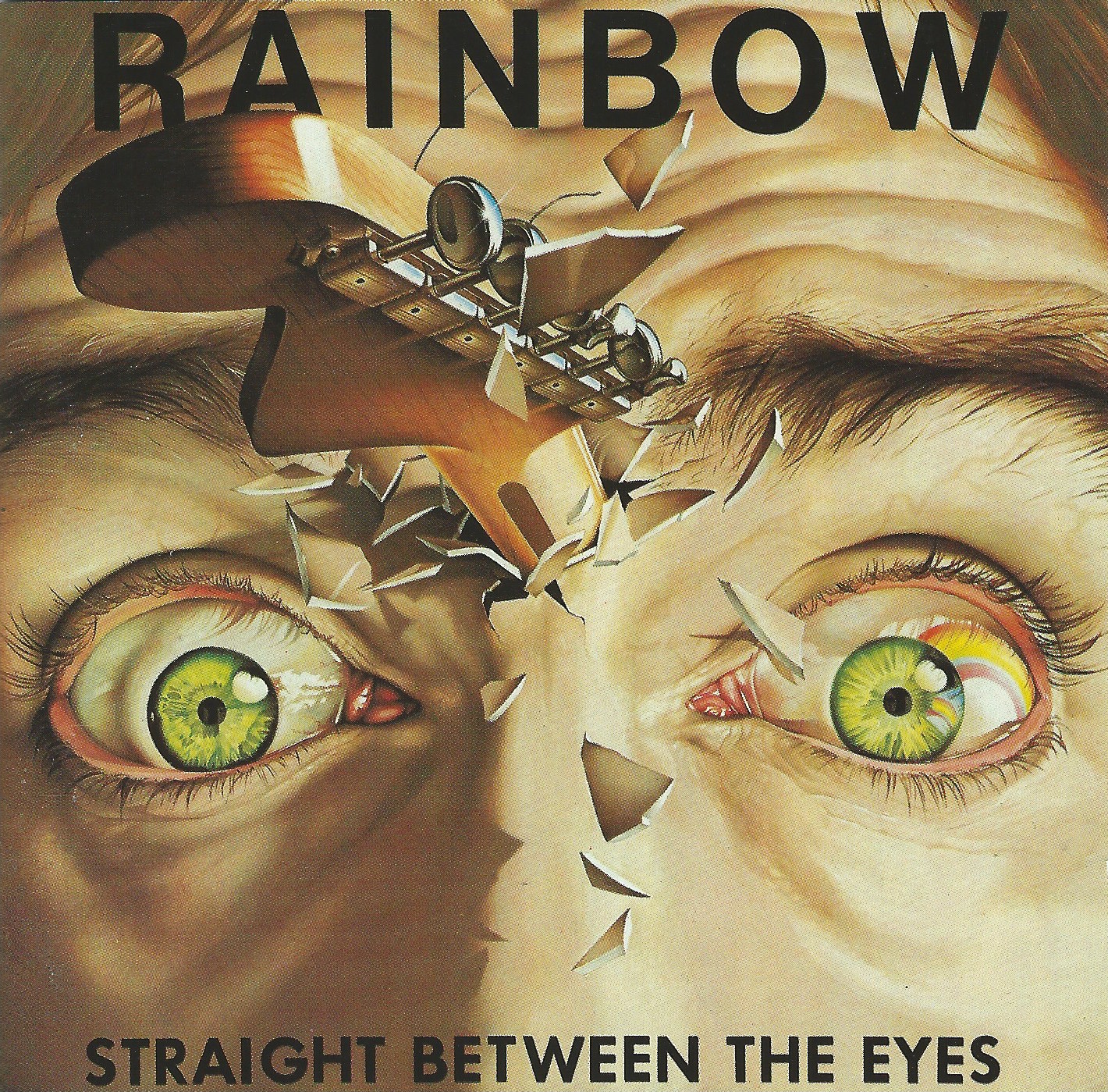 Rainbow - Straight Between The Eyes - Used Vinyl Record image 1