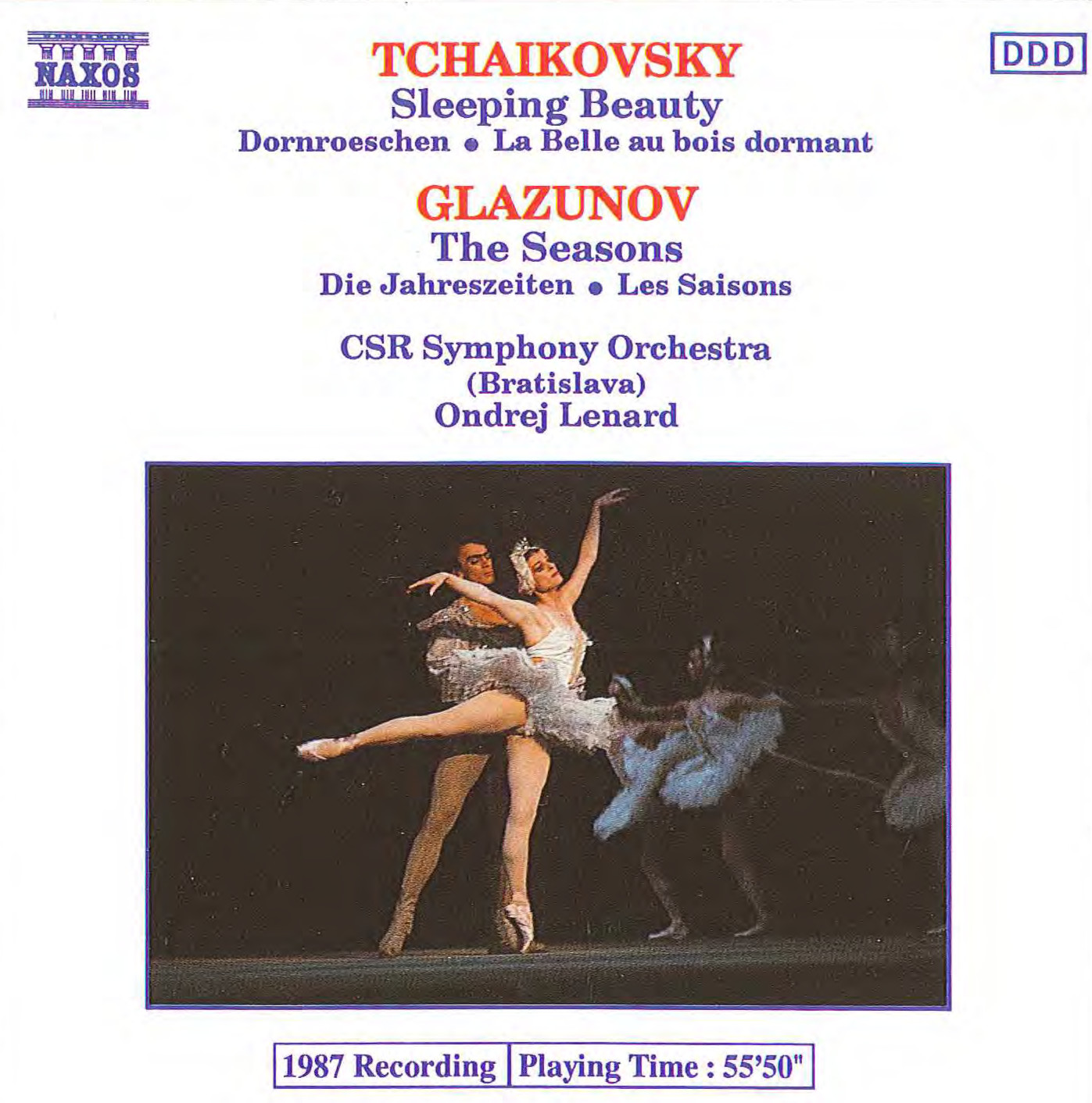 Pyotr Ilyich Tchaiko - Sleeping Beauty / The Seasons - Used CD image 1