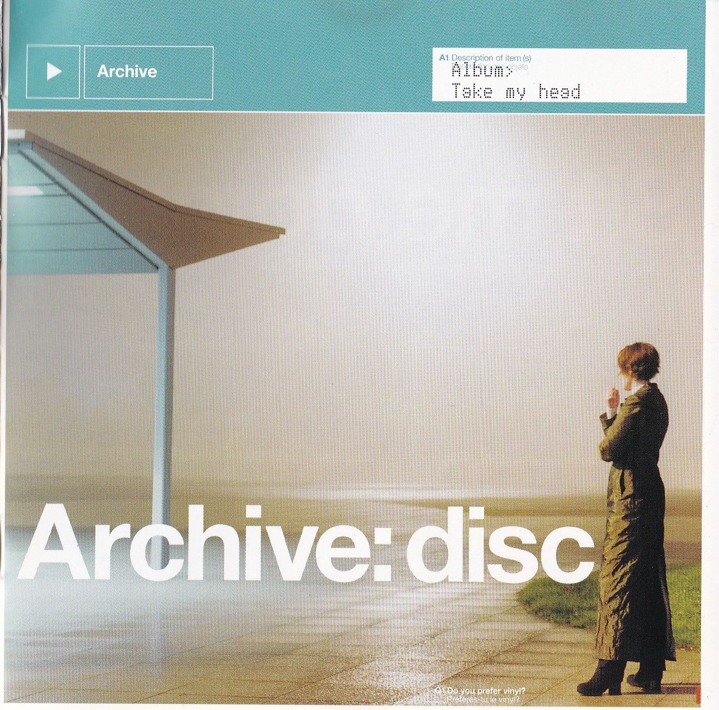 Archive - Take My Head - Used Vinyl Record image 1