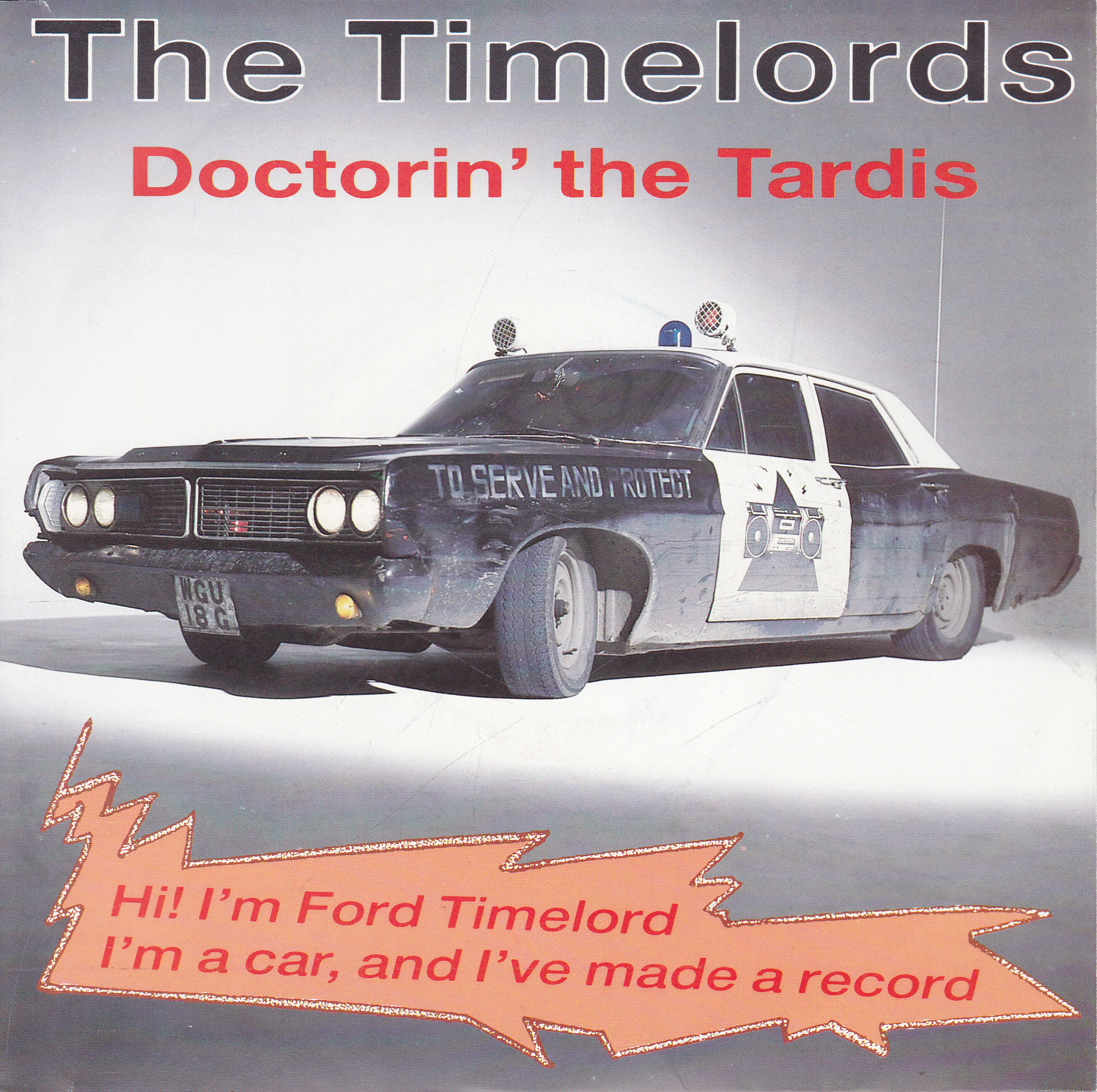 Timelords - Doctorin' The Tardis - Used Vinyl Record 7" image 1