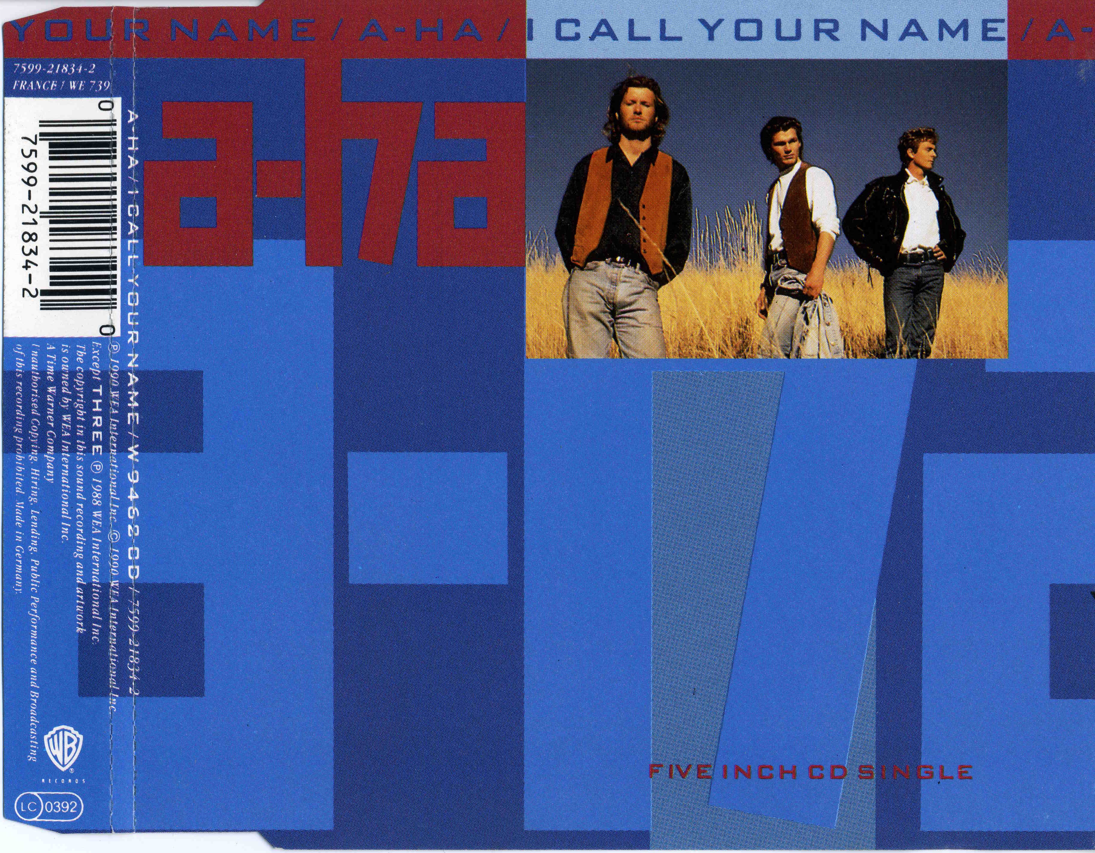 a-ha - I Call Your Name - Used Vinyl Record 12" image 1