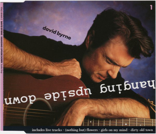 David Byrne - Hanging Upside Down - Used Vinyl Record 7" image 1