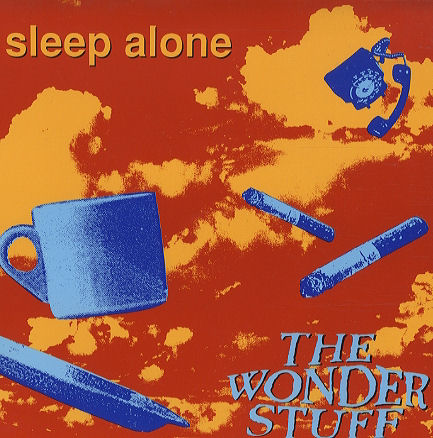 Wonder Stuff - Sleep Alone - Used Vinyl Record 7" image 1