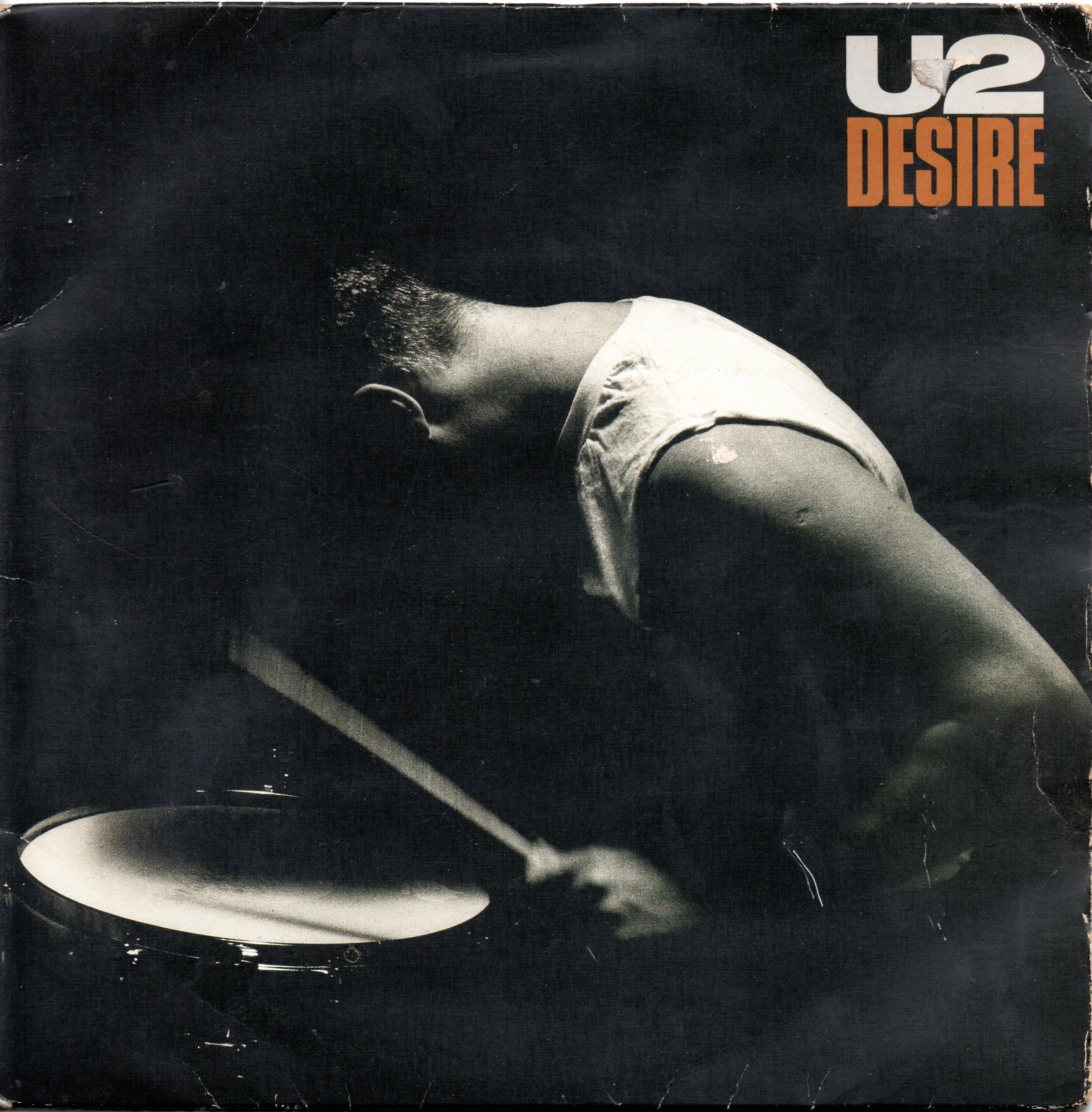 U2 - Desire - Used Vinyl Record 7" image 1