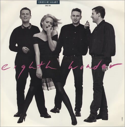 Eighth Wonder - Cross My Heart - Used Vinyl Record 7" image 1