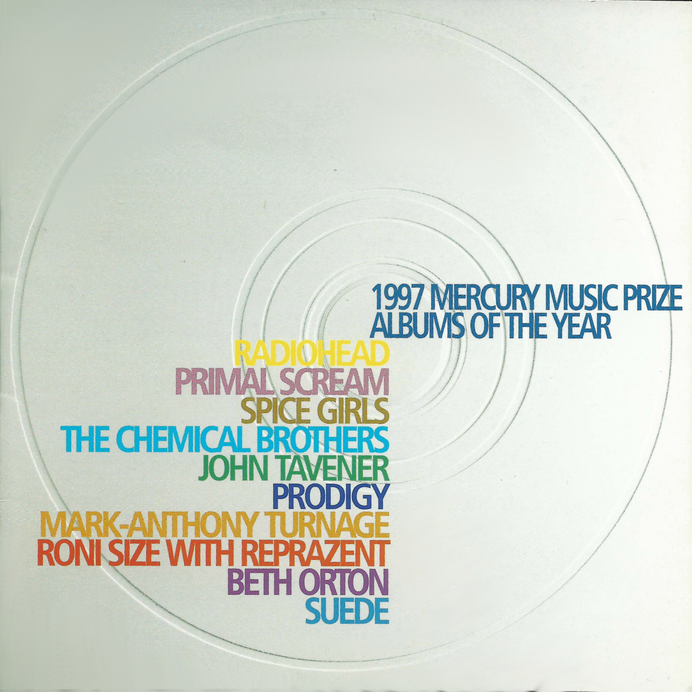 Various - 1997 Mercury Music Prize Albums Of The Year - Used CD image 1