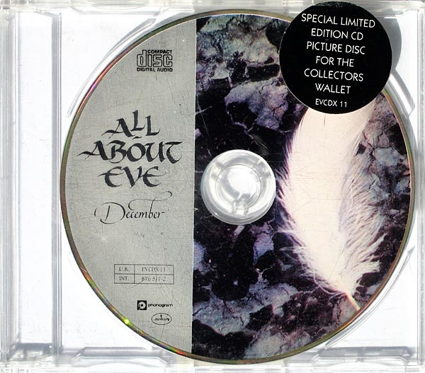 All About Eve - December - Used Vinyl Record 12" image 1