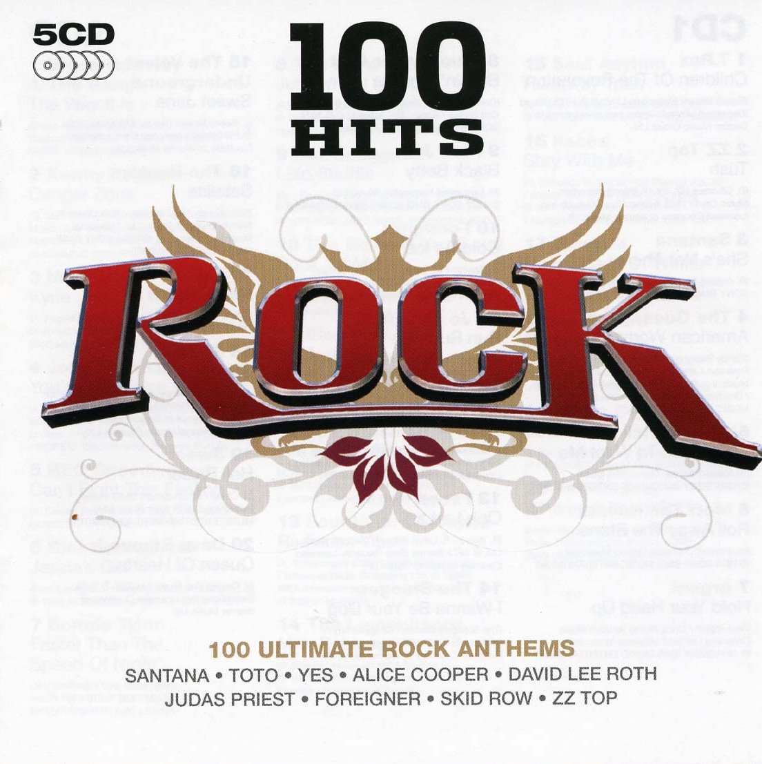 Various - 100 Hits Rock - Used CD image 1